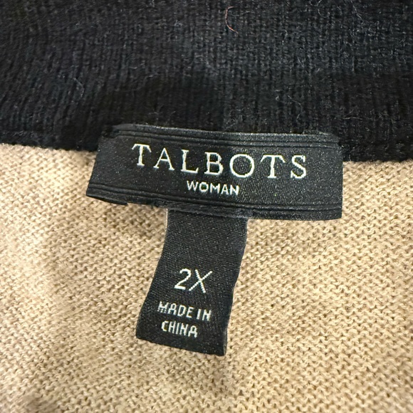 Talbots Wool Blend Open Cardigan Sweater, Women's, 2X - Picture 3 of 8